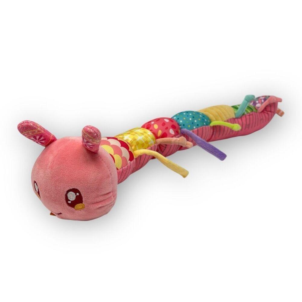 Musical Caterpillar Stuffed Plush Animal Developmental Baby Toy Pink No Brand